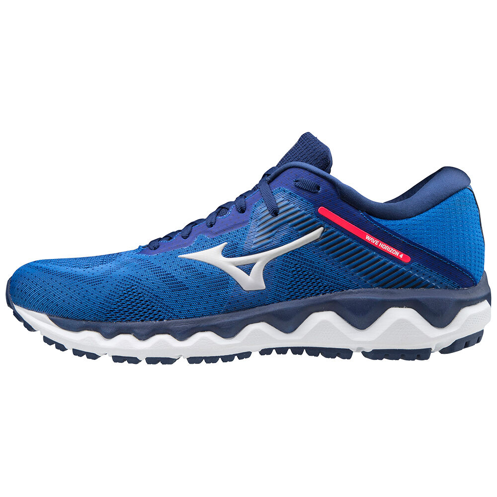 Scarpe Running Mizuno Wave Horizon 4 Uomo - Blu/Rosa - 37642-UHJL